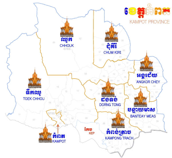 Kampot Map