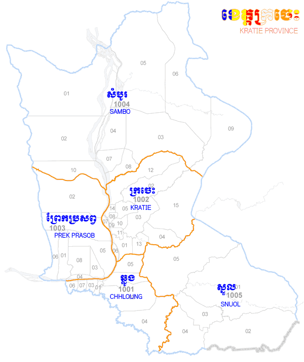 Kratie Map