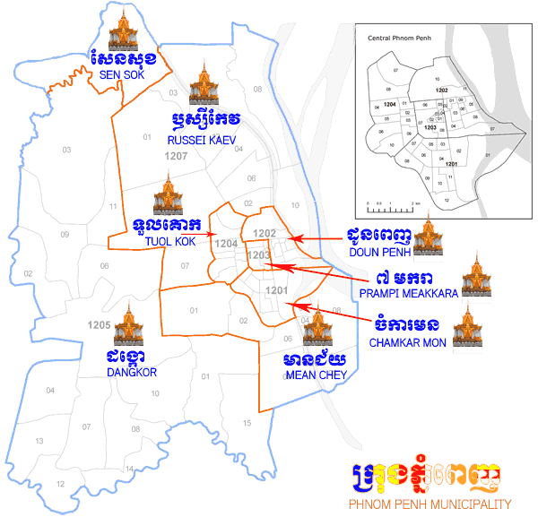 Phnom Penh Map